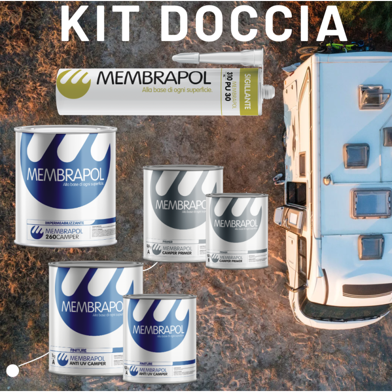 Membrapol per Piatto Doccia Camper: Il Kit Completo per un'Impermeabilizzazione Perfetta